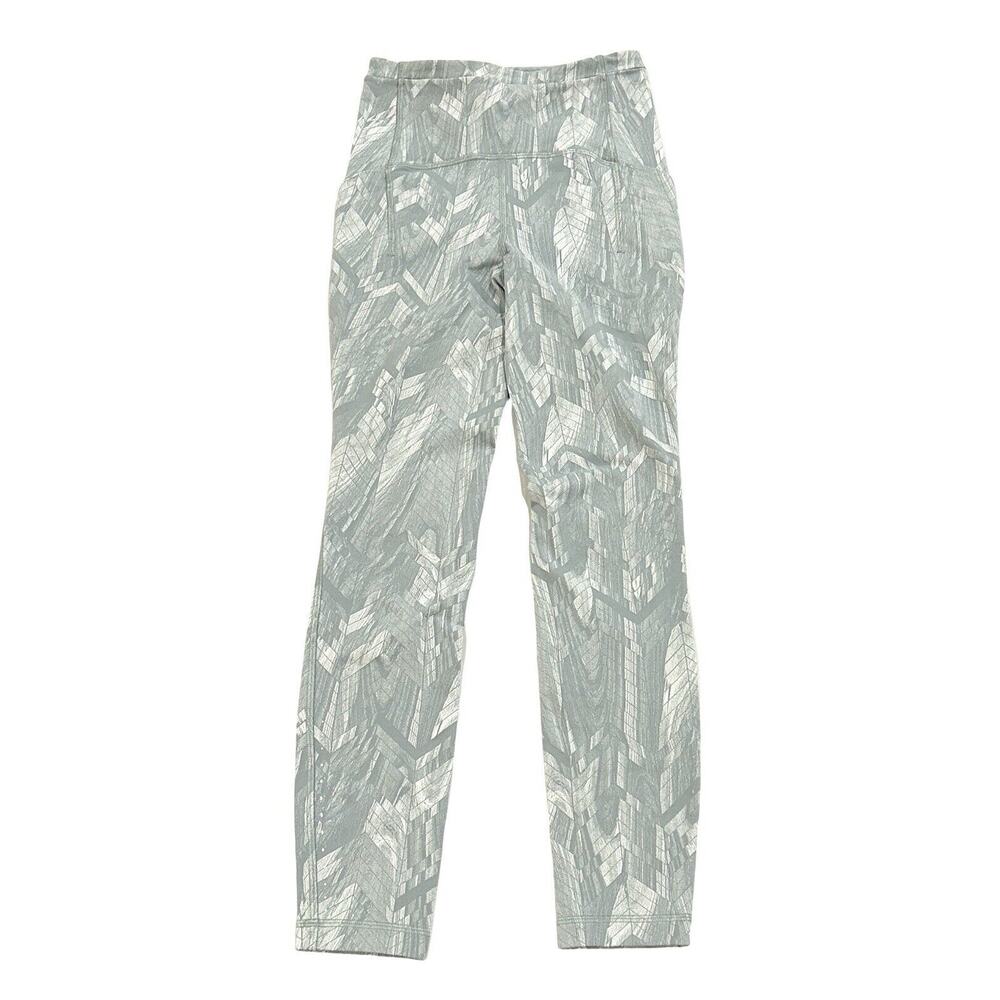 lululemon athletica Gray Patterned Leggings